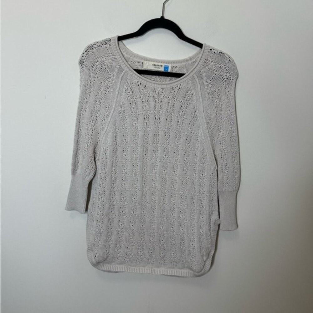 Anthropologie Sparrow Collected Cotton Pullover Size M